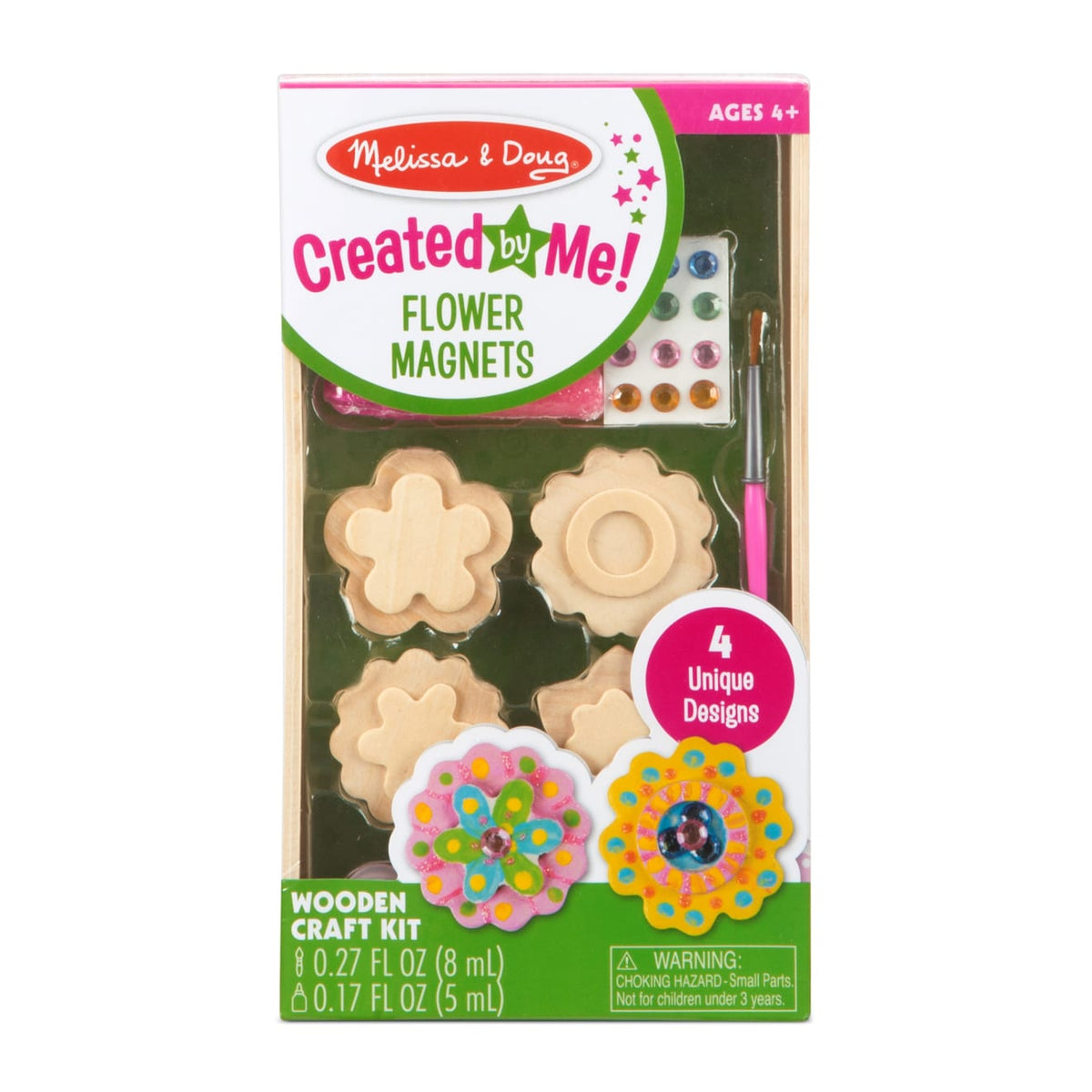 Created by Me! Flower Magnets Wooden Craft Kit L9