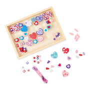 Created by Me! Heart Beads Wooden Bead Kit D0