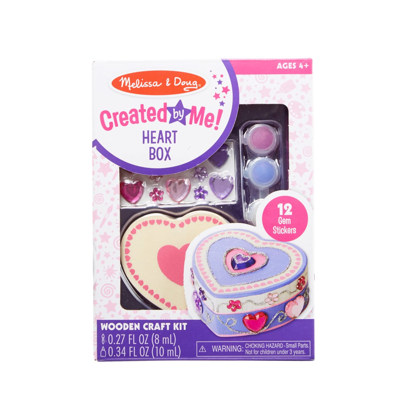 Created by Me! Heart Box Wooden Craft Kit G4