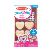 Created by Me! Heart Magnets Wooden Craft Kit B9