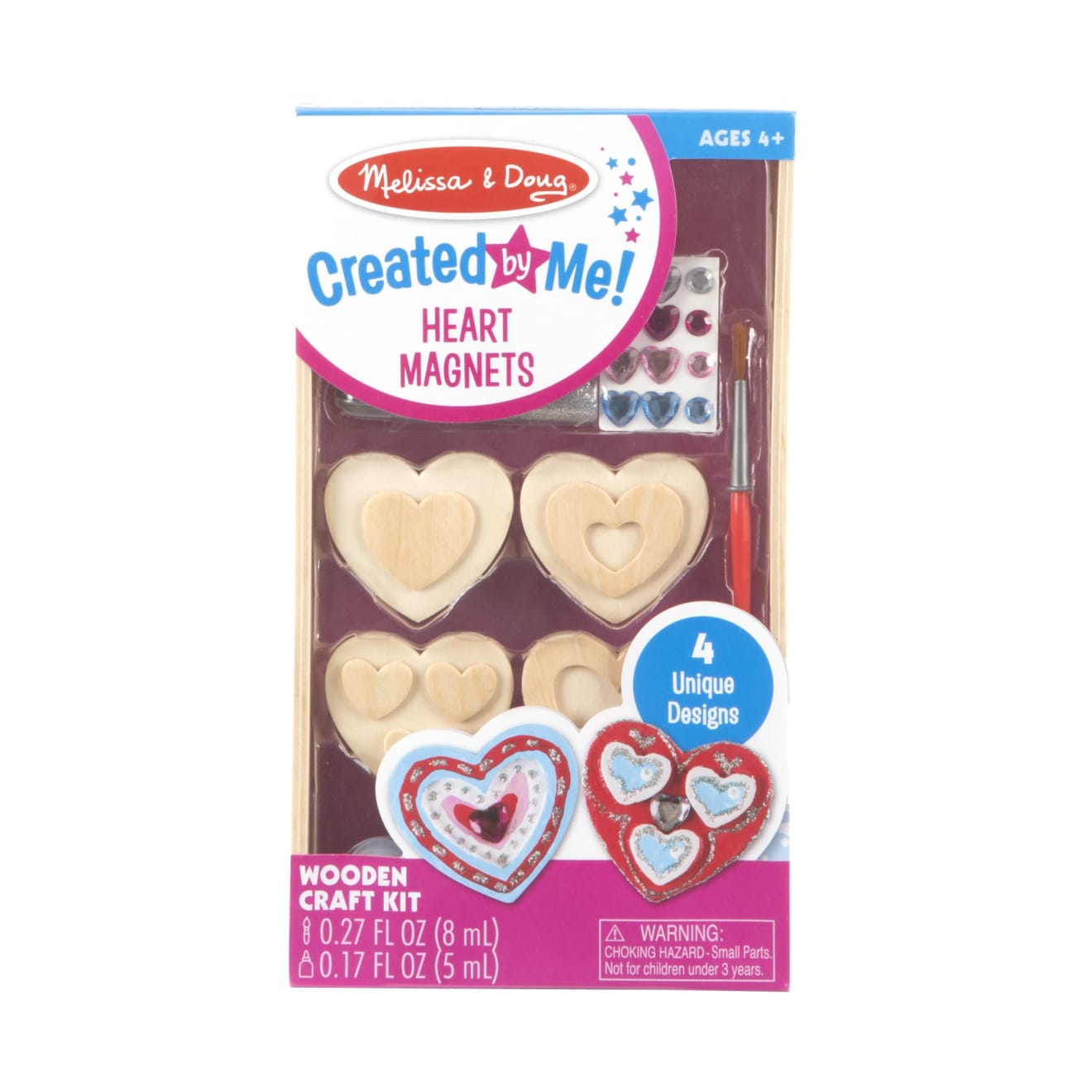 Created by Me! Heart Magnets Wooden Craft Kit N4