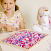 Created by Me! Sparkle & Shimmer Beads Wooden Bead Kit O4