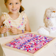 Created by Me! Sparkle & Shimmer Beads Wooden Bead Kit O4