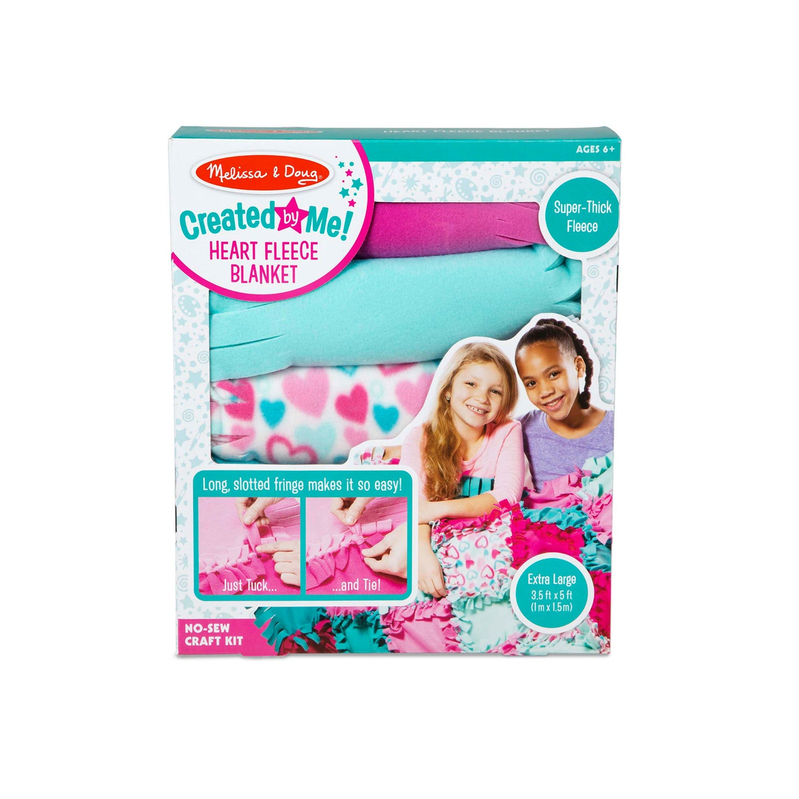 Created by Me!™ Heart Fleece Blanket No-Sew Craft Kit K1