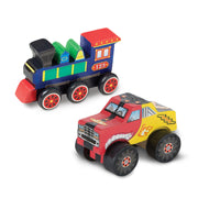Created by Me!™ Vehicles Craft Kit 2-Pack: Monster Truck, Train H9