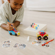 Created By Me!™ Vehicles Craft Kit 2-Pack: Race Car & Monster Truck J0