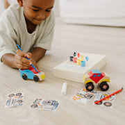Created By Me!™ Vehicles Craft Kit 2-Pack: Race Car & Monster Truck J0
