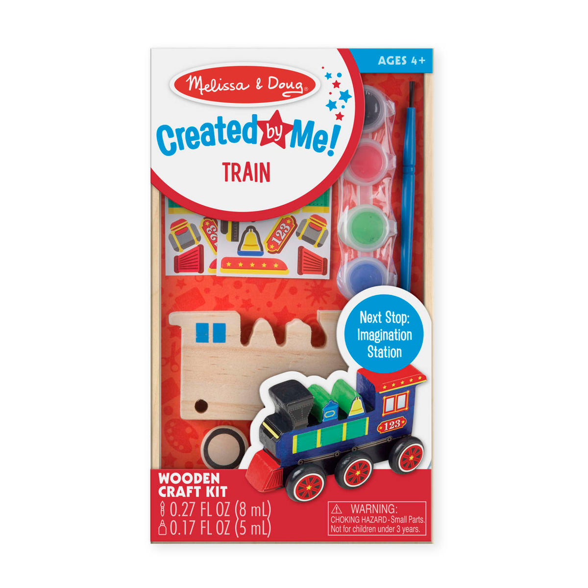 Created by Me! Train Wooden Craft Kit N2