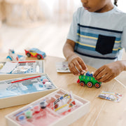 Createed by Me!™ Vehicle Craft Kit 3-Pack: Plane, Train, Race Car J3