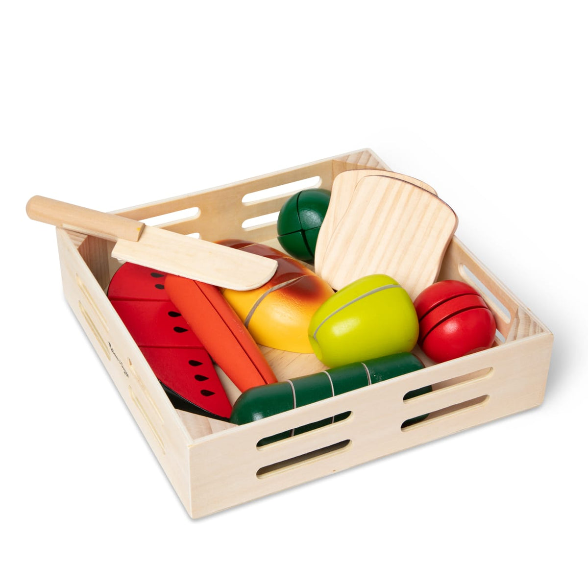 Cutting Food - Wooden Play Food E0