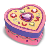 Decorate-Your-Own Wooden Heart Box Z9