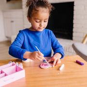 Decorate-Your-Own Wooden Heart Box Z9