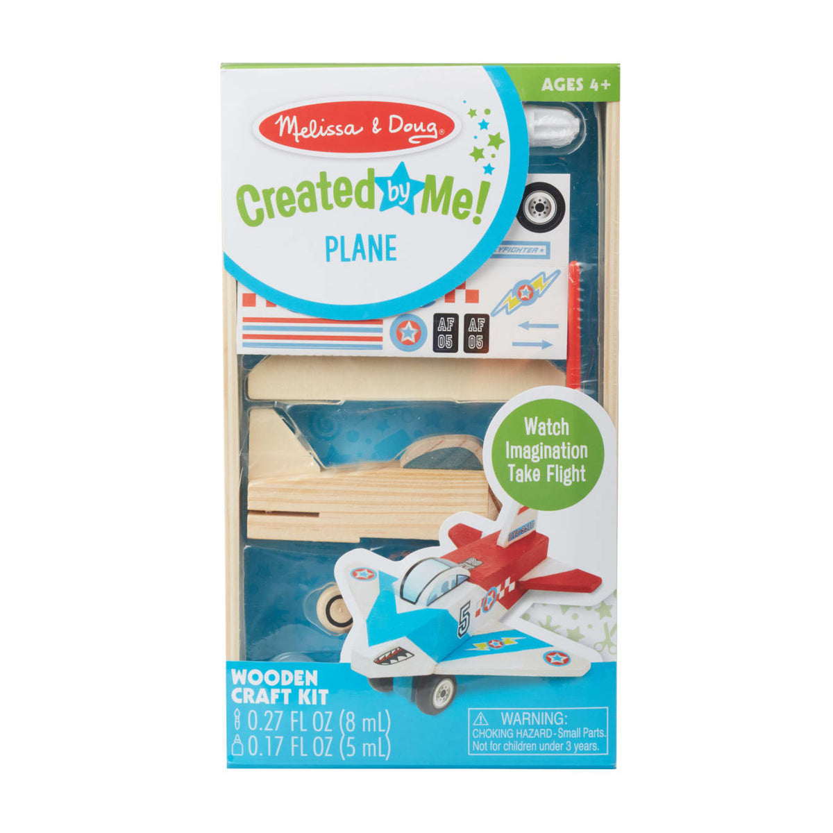 Decorate-Your-Own Wooden Plane H3