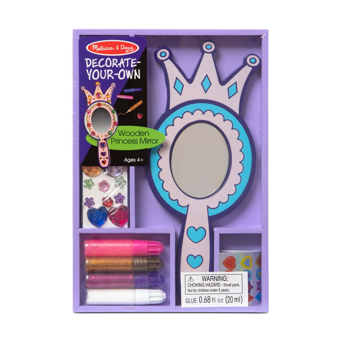 Decorate-Your-Own Wooden Princess Mirror X5