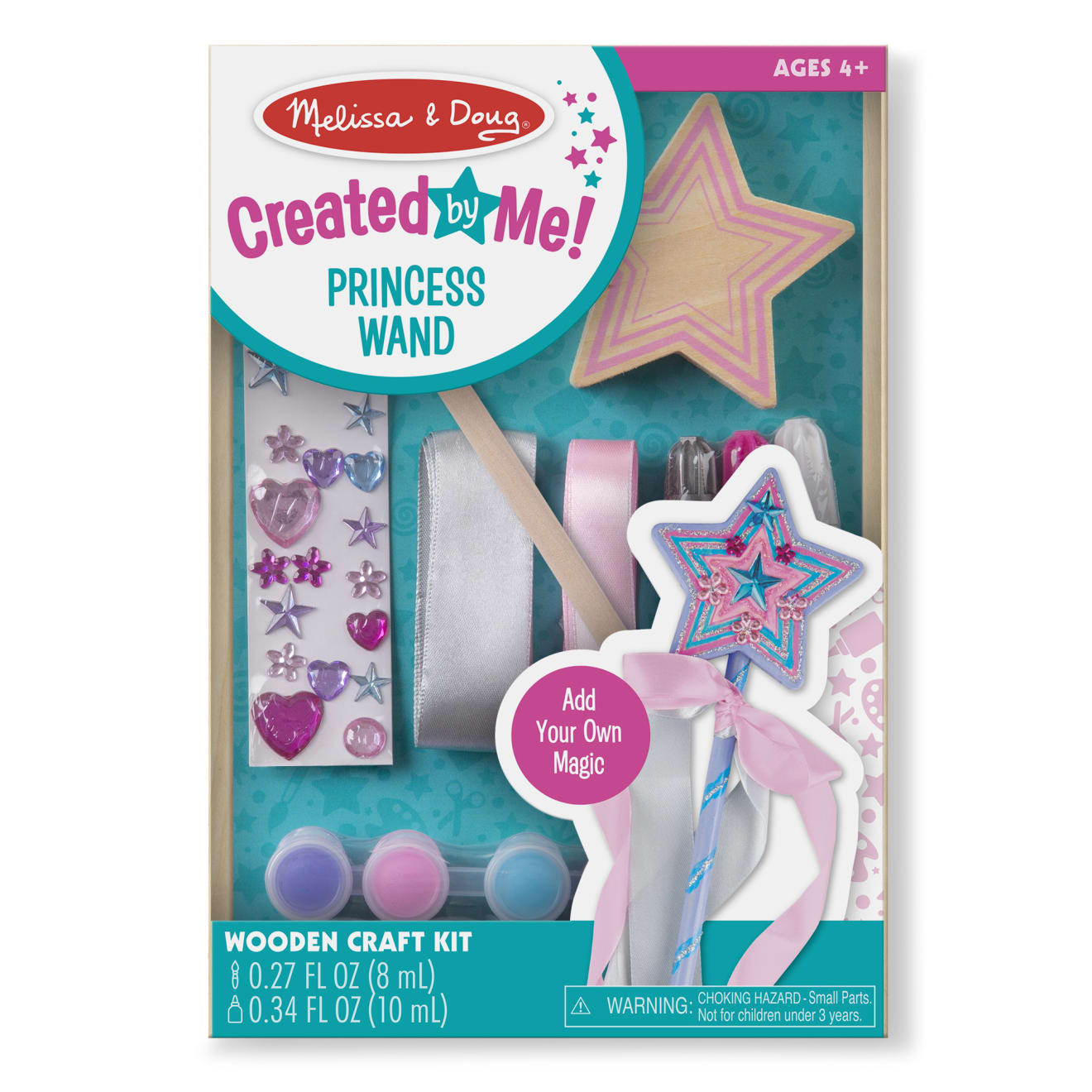 Decorate-Your-Own Wooden Princess Wand J3