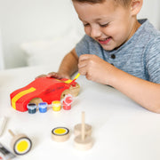 Decorate-Your-Own Wooden Race Car B8