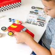 Decorate-Your-Own Wooden Race Car B8