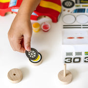 Decorate-Your-Own Wooden Race Car B8