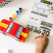 Decorate-Your-Own Wooden Race Car B8