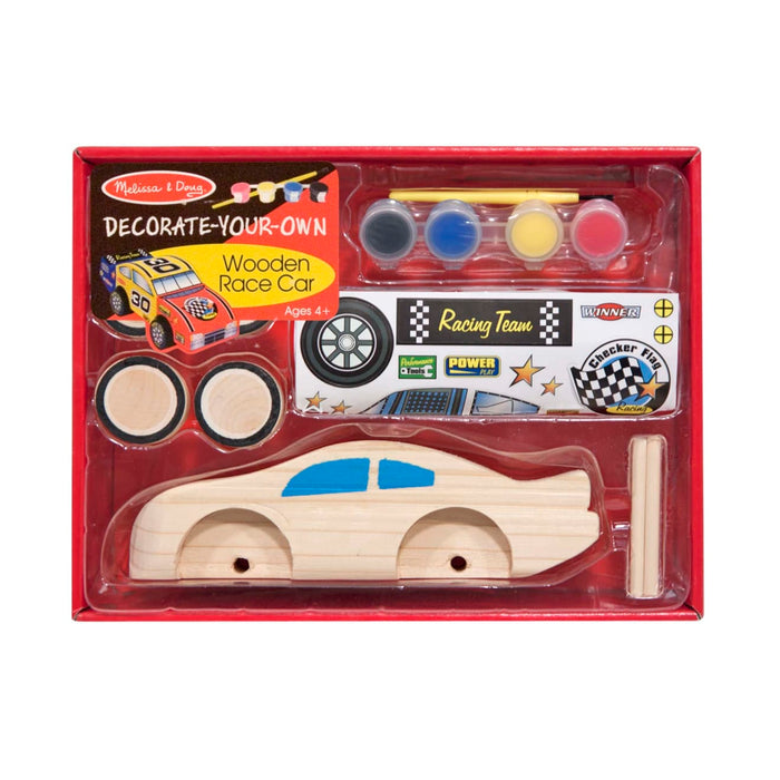 Decorate-Your-Own Wooden Race Car E1