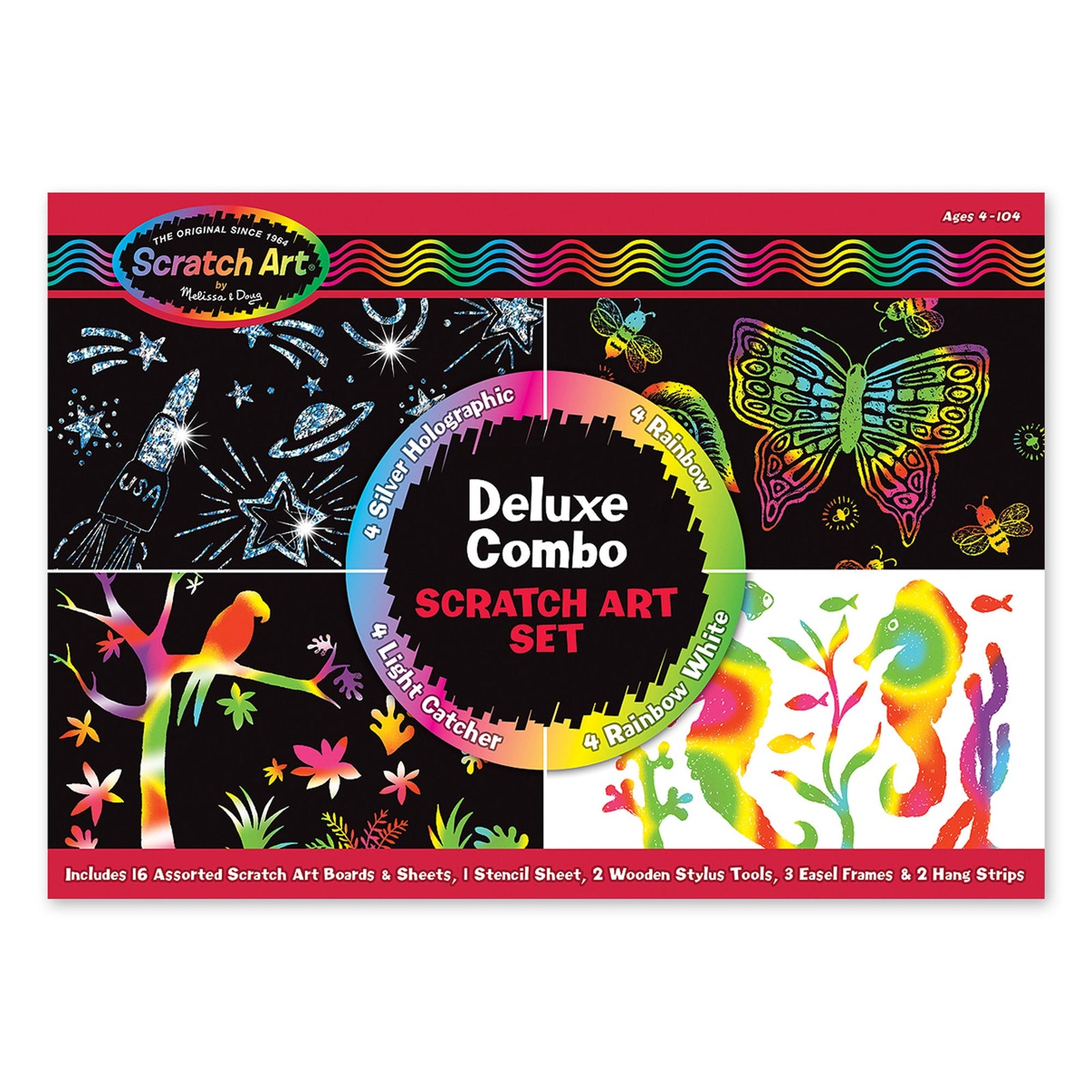 Deluxe Combo Scratch Art Set N4