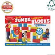 Deluxe Jumbo Cardboard Blocks - 40 Pieces W4