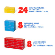 Deluxe Jumbo Cardboard Blocks - 40 Pieces W4