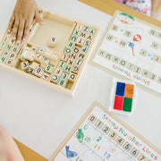 Deluxe Wooden Stamp Set - ABCs 123s F1