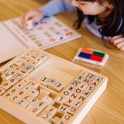 Deluxe Wooden Stamp Set - ABCs 123s F1