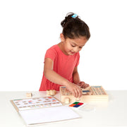 Deluxe Wooden Stamp Set - ABCs 123s F1