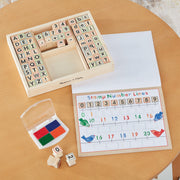 Deluxe Wooden Stamp Set - ABCs 123s F1