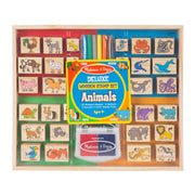 Deluxe Wooden Stamp Set - Animals K0