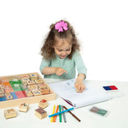 Deluxe Wooden Stamp Set - Animals K0