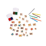 Deluxe Wooden Stamp Set - Animals K0
