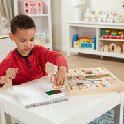 Deluxe Wooden Stamp Set - Animals K0