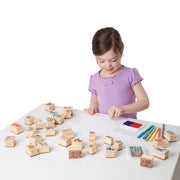 Deluxe Wooden Stamp Set - Animals K0