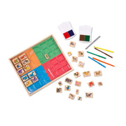 Deluxe Wooden Stamp Set - Animals K0