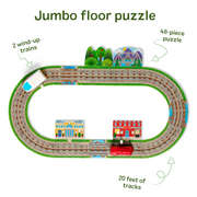 Design Your Own Railroad Floor Puzzle P0