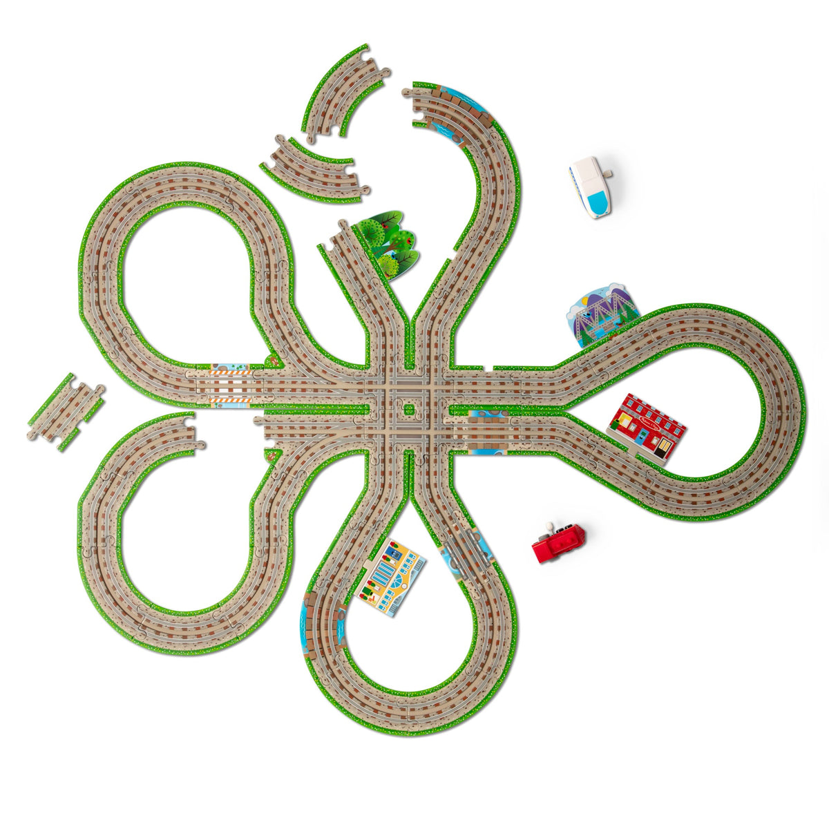 Design Your Own Railroad Floor Puzzle R3