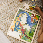 Dinosaur Wooden Jigsaw Puzzle - 24 Pieces S6