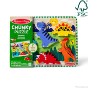 Dinosaurs Chunky Puzzle - 7 Pieces O4