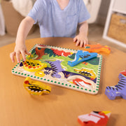 Dinosaurs Chunky Puzzle - 7 Pieces O4