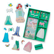 Disney Ariel Wooden Magnetic Dress-Up Y2