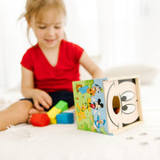 Disney Mickey Mouse & Friends Wooden Shape Sorting Cube L5