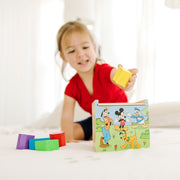 Disney Mickey Mouse & Friends Wooden Shape Sorting Cube L5