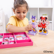 Disney Minnie & Daisy Deluxe Wooden Magnetic Dress-Up V6
