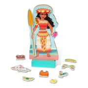 Disney Moana Wooden Magnetic Dress-Up Play Set T0