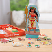 Disney Moana Wooden Magnetic Dress-Up Play Set T0
