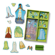 Disney Tiana Wooden Magnetic Dress-Up Play Set F1