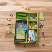 Disney Tiana Wooden Magnetic Dress-Up Play Set F1